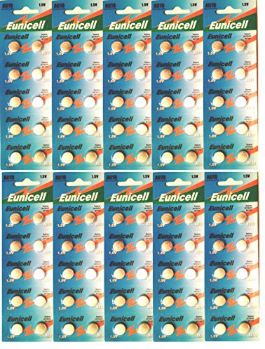 100 x AG10, SR1130, SR54, SR1131, 389, 390, S1131E, GP89A, 189, G10, D389, 626...