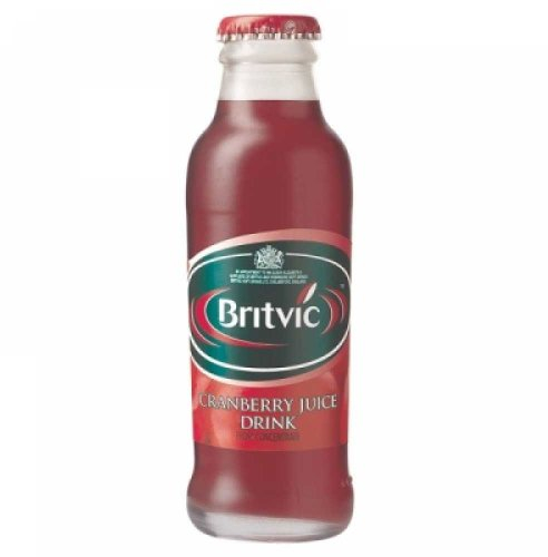 Britvic Cranberry Fruit Juice (24 x 160ml Single Serve Glass Bottles)