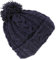 GURU SHOP Beanie Mütze, Bommelmütze aus Nepal - Dunkelblau, Herren/Damen, Wolle