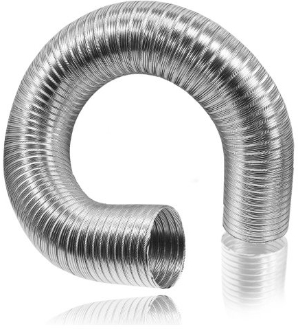 Alu-Flex-Rohr 1m 3m 5m Flexrohr Ø 80 100 125 150 200 Alurohr Schlauch Flexschlauch Aluflexschlauch (3 Meter, 80 mm)