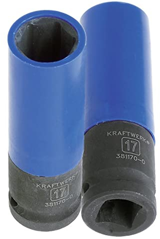 Kraftwerk 381170-0 Tiefe Schlagnuss 1/2 17mm mit Plastikring