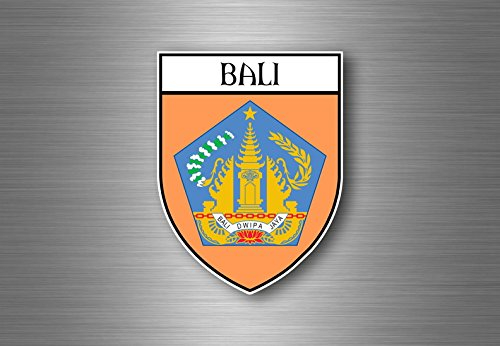 Aufkleber sticker autoaufkleber wappen schild flagge bali indonesien