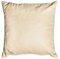 Centaur - Deko Lederkissen 40 x 40 cm für Sofa oder Schlafzimmer Champagner/beige - Echt Leder Kissen Echtleder Sofakissen Lederoptik