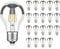 ledscom.de 20 ampoules LED E27, A60, blanc chaud (2700 K), 4,1 W, 461lm, miroir de tête (argent)