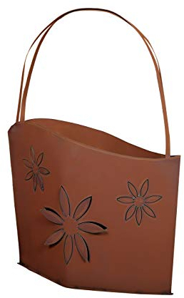 Generisch Rost Tasche TA02 Deko Rostdeko Edelrost Schale Blumen Taschen Skulptur Metall