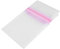 Triamisu Zippered Mesh Laundry Wash Bags Foldable Delicates Lingerie Bra Socks Underwear Washing Machine Clothes Protection - White 40x50cm