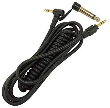 3.5mm to 3.5mm / 6.5mm Aux Cable Cord Wire for Monster Beats Dr. Dre Pro Detox Headphones (Black)