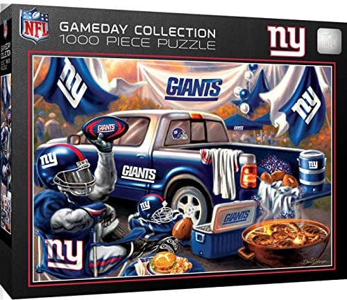 MasterPieces - 1000 Piece Jigsaw Puzzle, NFL New York Giants, Fun for Adults and Family, Non-Glare Finish, 19.25x26.75
