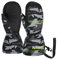 Reusch Maxi R-TEX XT Mitten warme, wasserdichte und atmungsaktive Fausthandschuhe Winterhandschuhe Fäustlinge Kinder Babys Kleinkinder Mädchen und Jungen, schwarz-Camouflage, IV (ca. 4-5 Jahre)