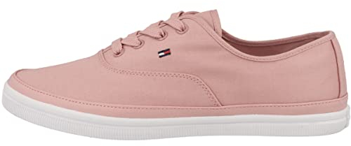 Tommy Hilfiger Damen Vulcanized Sneaker Essential Kesha Lace Schuhe, Rosa (Soothing Pink), 40 EU