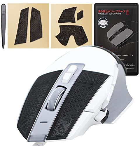 Hotline Games Armour Series Ruban antidérapant compatible avec les peaux de souris de jeu, facile à appliquer, mise à niveau professionnelle (pour G502 X Wired / G502 X Wireless, Noir)