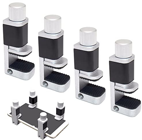 Amfrpar 4 Piezes Abrazadera de Fijación de Pantalla Ajustable Herramienta de Reparación de Pantallas LCD Clip para LCD Abrazadera para Teléfonos Inteligentes,Portátiles y Libros Electrónicos