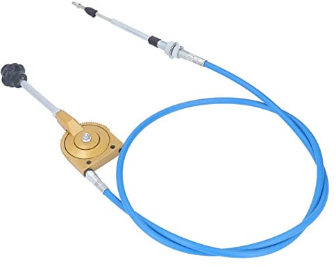 Câble D'accélérateur D'excavatrice 2m PU Câble D'accélérateur Manuel Résistant aux Intempéries en Acier Inoxydable pour Mélangeur D'excavatrice