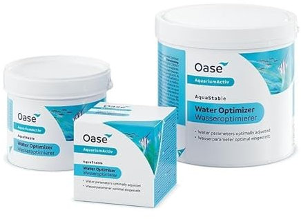 Oase AquaStable Wasser Optimierer 50 g - Aquarium Pflege, führt Calcium zu, fischgerechtes Aquarienwasser