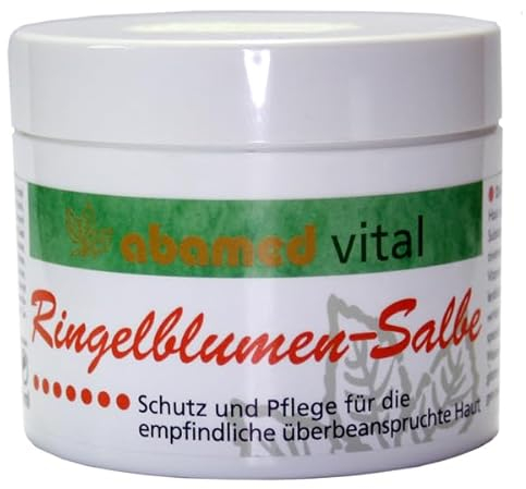 abamed Ringelblumen-Salbe mit Kamille + Hamamelis + Allantoin - vielseitige Intensivpflege 100 ml