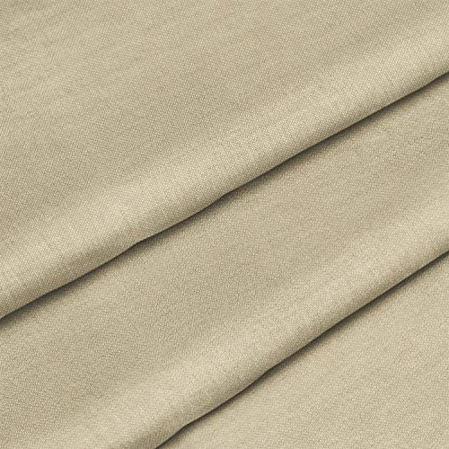 PINaPIN Wasserdichter Polyesterstoff 100% Polyester Stoffe meterware zum nähen Gartenmöbel, Schirme, Vorhänge für Garten 100x160 cm (BEIGE)