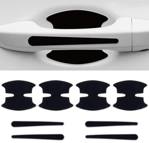 BEDPET 8 Stück Autotürgriff-Aufkleber, für Mercedes-Benz E-Klasse Sedan W124 W210 W211 W212 V213 Autotür Griffe Schutz Auto Türgriff Schutzfolie,A