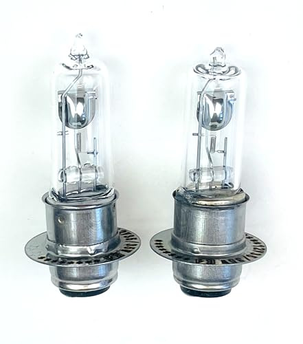 2x Stück P15D-1 Clear 12V 35/35W Halogen Motorrad Roller Scheinwerfer Birne
