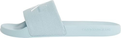 Calvin Klein Damen Slide Monogram Wn Yw0yw01835, Black Triple Cloud Blue, 39 EU