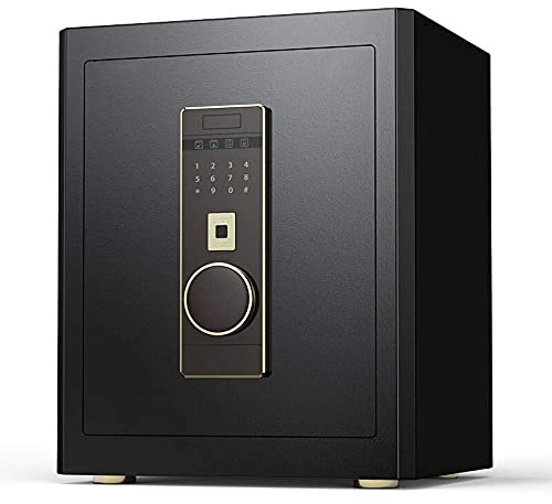 Digital Security Safe Box Solid Alloy Steel Construction Large Safe for Home Office Hotel Luxury Interior and Laser Cut Door Inner Compartment Lockable Box and LED Light