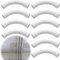 Rohrbogen M20,10pcs Elektrorohr Rohrbogen,Elektrorohr Stangenrohr Leerrohr,Montage Kabelrohr Allzweck,Leerrohr PVC,Rohr Gemufft Kabelkanal Installations Kabelrohr