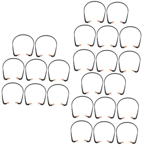 HAPINARY Stk Ohrstöpsel Ohrhörer schießendes Ohr geräuschunterdrückendes Ohr Gehörschutz für die Arbeit gehörschutzstöpsel silikon ohrring stopper ohrenstopsel Ohrkanal Kieselgel Black