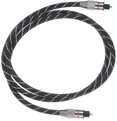 CONGARTENO Cavo Audio Ottico Cavo Ottico 5.1 Cavo Audio Per Home Theater Tv Via Cavo Ottica Cavo Ottico Audio Digitale Cavo in Fibra Ottica Cavo Ottico Per Tv Audio Via Cavo Ottico Pvc