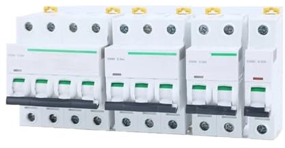 PVTLCYBI Disjoncteur iC65N 2P 3P 4P 1A 2A 3A 4A 6A 10A 16A 20A 25A 32A 40A 50A 63A AC, 1 pièce(4A)