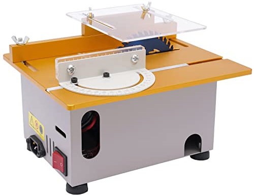 300W Tischkreissäge,Professionelle Mini Tischsäge (9000RPM,Schnitthöhe Winkellineal bis 90°,Schnittdicke 29MM)