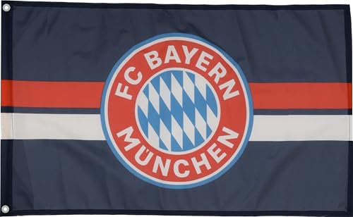 FC Bayern München I Fahne Navy 150 x 100 I Navy
