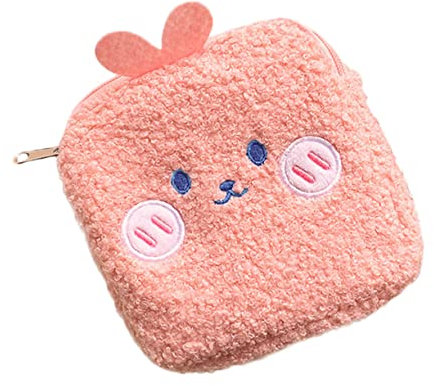 Healeved Trousse de Toilette Suspendue Trousse de Toilette Créative pour Le Rangement Des Serviettes Hygiéniques Mini de Dessin Animé