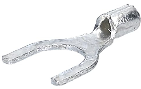 Kalitec 10x Gabelkabelschuh 1,5mm² M6 - Nicht Isolierter Kabelschuh