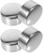 HOUDERCO Metall-treppen-endkappen-set Handlauf-endabdeckungen 4-teilig Edelstahl-handlaufbeschläge Runde Pfostenkappe Treppengeländerkappen Dekorative Dichtungskappen 50 Mm