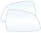 Spiegelglas Heizbar Für Opel Für Astra H 2009 2010 2011 Heizung Seite Spiegel Glas Linse Tür Flügel Rückspiegel Glas Beheizte Auto Rückspiegel Glas Außenspiegel Glas(Pair)