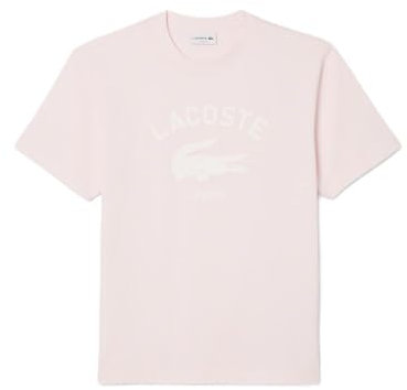 Lacoste Uomo T-Shirt TH2733 00 T03 Rosa Rosa/XL