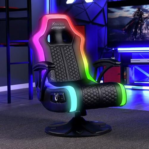 Genuine X Rocker Adrenaline RGB Stereo Gaming chair with LED Light