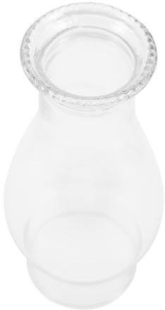 DIYEAH Retro Kerosinlampenschirm Aus Glas Austauschschirm Für Vintage Petroleumlampen Hitzebeständig Und Transparent Passend Für Wandlampen Und Alte Öllampen