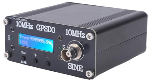 Yanmis GPSDO GPS-Disziplinierter Oszillator, 10-MHz-GPS-Disziplinierter Taktgeber mit Bildschirm-Encoder für Audio-Decoder-Frequenzmessgerät