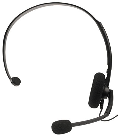 Microsoft Headset R P5F-00002, Headset, P5F-00002 (P5F-00002, Headset, Head-band, Gaming, Black, Monaural, Xbox 360)