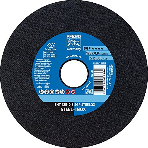 PFERD EHT1250, 8S 835364 Trennscheibe A60SSGP-I 125x0,8mm X-Slim, 125mm x 0.8mm