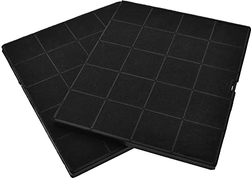 AllSpares Filtre à charbon (2 pcs.) pour hottes aspirantes - Adapté pour Airforce AFFCAF16 et Whirlpool 81248048198 (237x192x10mm)