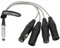 Alvin's Cables Breakout Audio Input Output Cable for Atomos Shogun Monitor Recorder 10 Pin to 4 XLR 3 Pin