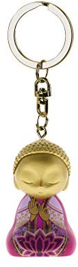 LITTLE BUDDHA Porte clé Choose your thoughts carefully VERSION ANGLAISE