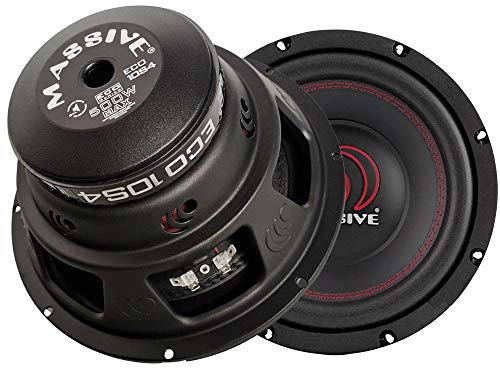 Massive Audio ECO10S4-10 250 Watts RMS Single 4 Ohm subwoofer.