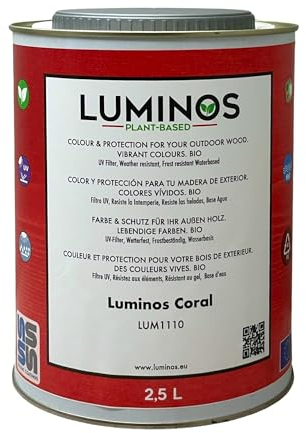 Luminos LUM1110 - Coral - Water-Based Wood Stain Protector BIO - Coral 2,5L