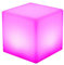 Aohuada Leuchtwürfel Led Würfel Beistelltisch Leucht Sitzwürfel Gartenleuchte Design Cube Farbwechsel Bunt Dimmbar Fernbedienung Wasserdicht für Innen und Außen (30 x 30 x 30 cm)