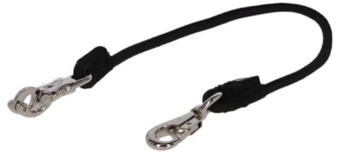 Kerbl Anbinde-Gummiseil schwarz 50cm