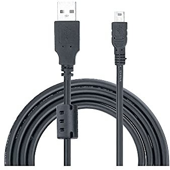 bzcemind Câble USB de données de la caméra adapté à Nikon Coolpix S630 S6400 S6500 S6600 S6700 S70 S710 S80 S6200 S8000 S8100 S8200 S9050 P100 P300