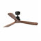 Faro LANTAU Mattschwarzer Deckenventilator mit DC-Motor 2700K
