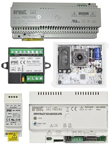 KIT BASE IMPIANTO VIDEO,ALPHA, CON CALLME (URMET cod. 1783/824)